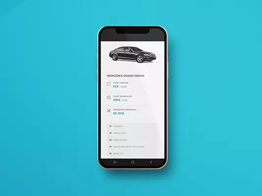 Création site internet sur mesure - Chauffeur VTC