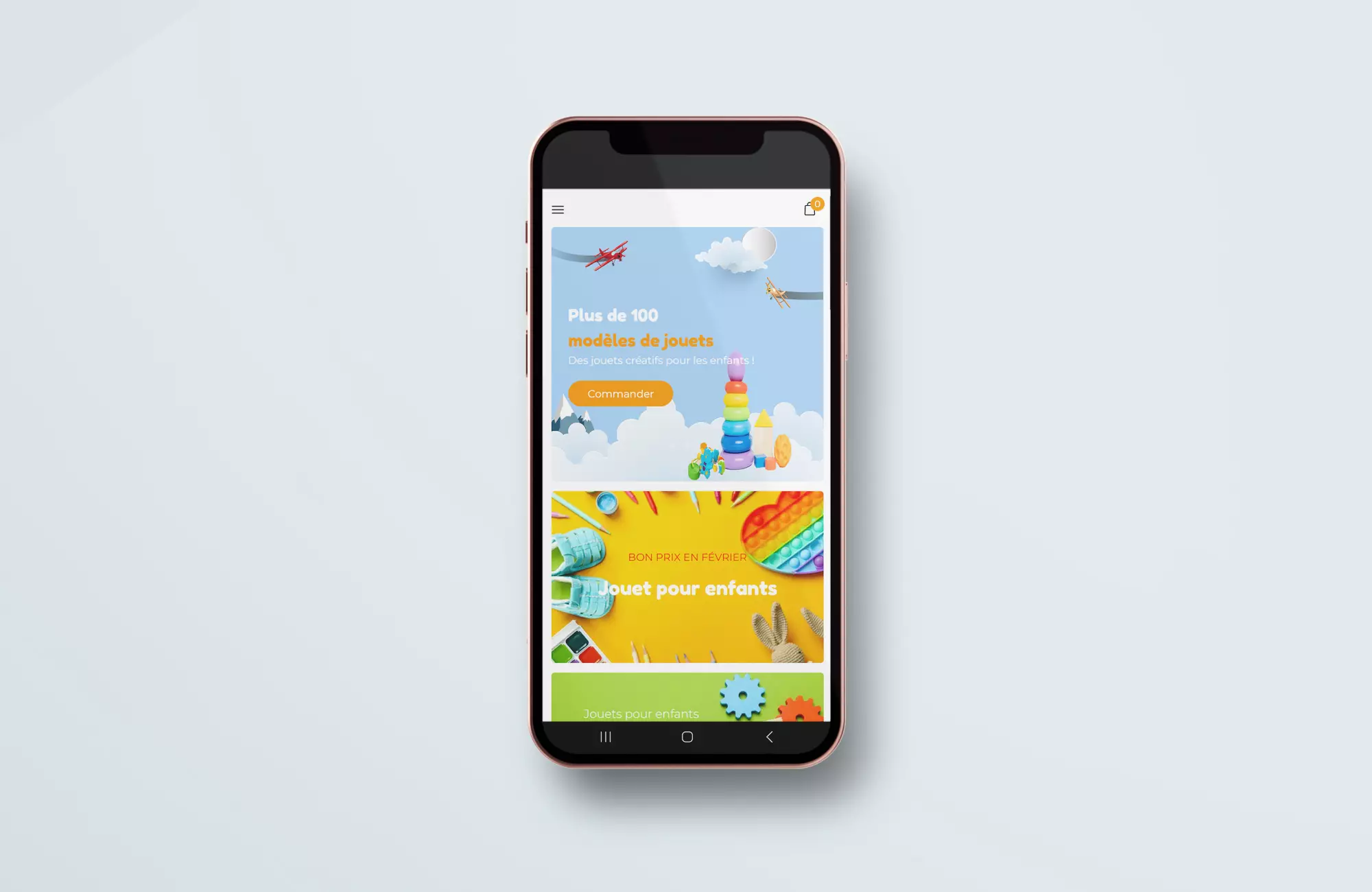 site e-commerce • boutique de jouets