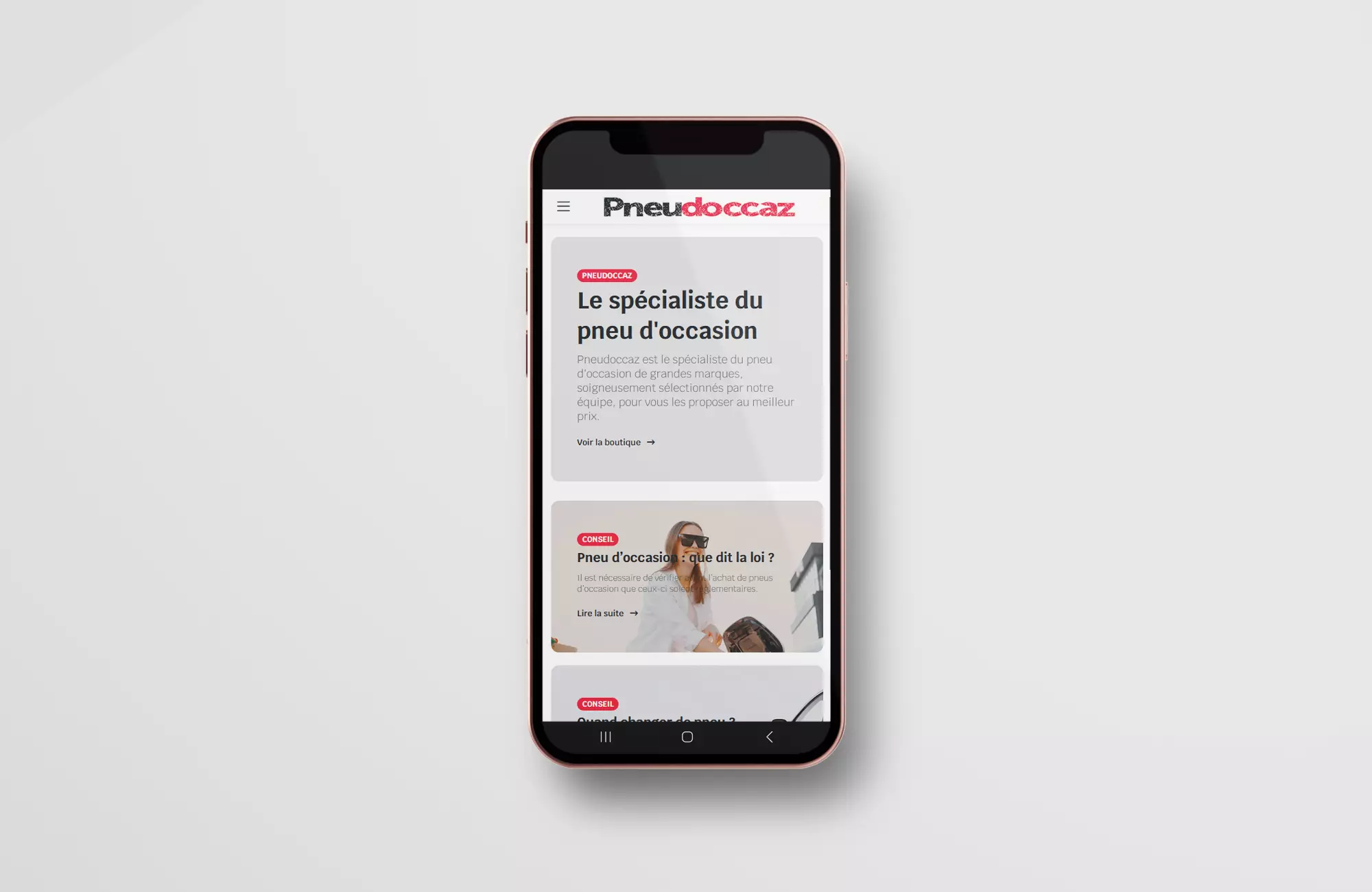 site e-commerce • Accessoires auto