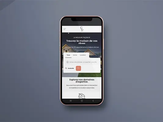Création site web - Agence immobilière