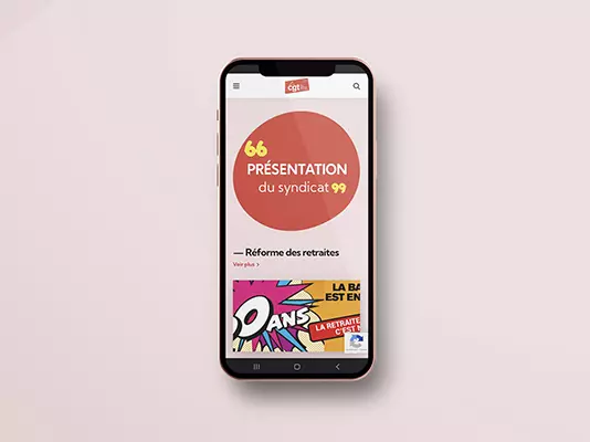 Création Site Internet sur mesure - CGT